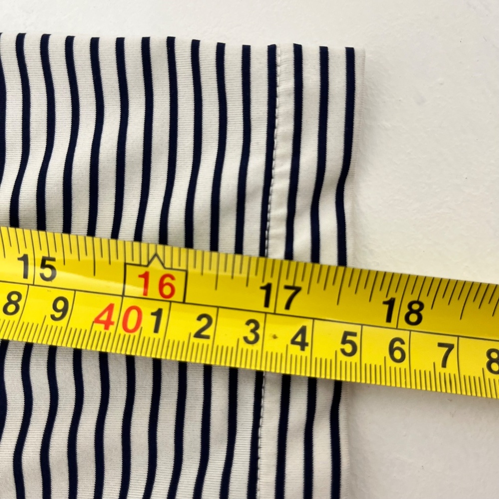 RLX Ralph Lauren Men’s XL Polo Shirt Blue White Stripe Performance Golf‎ Tennis - Picture 9 of 9